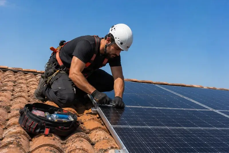 Maintenance et monitoring de panneaux solaires à Savoillan